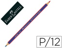 [116000] LAPICES BICOLOR FABER CASTELL FINO HEXAGONAL ROJO/AZUL UNIDAD