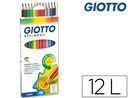 [F256500] LAPICES DE COLORES GIOTTO STILNOVO 12 COLORES UNIDAD