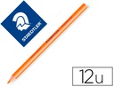 [128 64-4] LAPICES FLUORESCENTE STAEDTLER TRIANGULAR TOP STAR NARANJA CAJA DE 12 UNIDADES