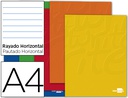 [LA12] LIBRETA LIDERPAPEL WRITE A4 80 HOJAS 60G/M2 HORIZONTAL CON DOBLE MARGEN