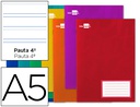 [LB14] LIBRETA LIDERPAPEL WRITE A5 16 HOJAS 60G/M2CUADRO PAUTA 4ª 3.5MM CON MARGEN
