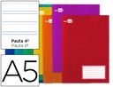 [LB07] LIBRETA LIDERPAPEL WRITE A5 32 HOJAS 60G/M2CUADRO PAUTA 4ª 3.5MM CON MARGEN