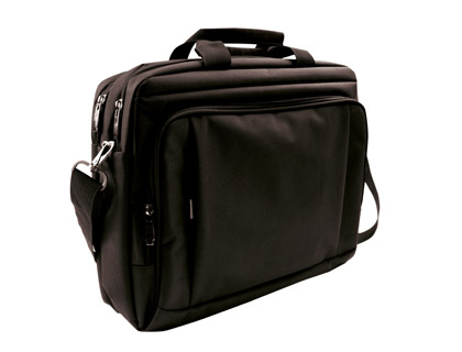 MALETIN PARA PORTATIL Q-CONNECT 15,5\&quot; NEGRO 1 ASA 1 BOLSILLO EXTERIOR MEDIDAS 390X310X120MM