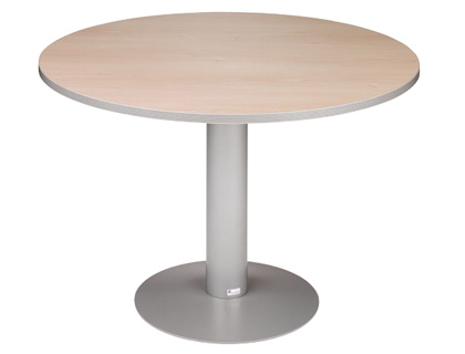 MESA REUNION REDONDA MEETING 3006AT01 ESTRUCTURA ALUMINIO TABLERO HAYA 120 CM DIAMETRO
