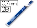 [250 07-2B] MINAS STAEDTLER MARS MICRO GRAFITO 0,7 MM 2B TUBO CON 12 UNIDADES