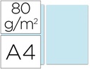 [PC59] PAPEL COLOR LIDERPAPEL A4 80GR CELESTE PAQUETE DE 100 HOJAS