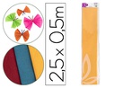 [CP03] PAPEL CRESPON LIDERPAPEL 50 CM X 2.5M 34G/M2 AMARILLO ORO