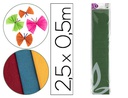 [CP18] PAPEL CRESPON LIDERPAPEL 50 CM X 2.5M 34G/M2 VERDE OLIVA