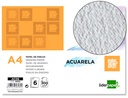 [AC06] PAPEL DIBUJO LIDERPAPEL 210X297MM 300G/M2 ACUARELA PACK DE 6 HOJAS