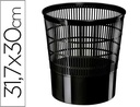 [1002370011] PAPELERA PLASTICO CEP ECOLINE REJILLA NEGRA 16 LITROS 30X30X31,7 CM