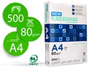 [FT01] PAPEL FOTOCOPIADORA GREENING DIN A4 80 GRAMOS PAQUETE DE 500 HOJAS