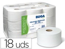 [15266] PAPEL HIGIENICO INDUSTRIAL GOFRADO BUGA RECICLADO 2 CAPAS 130 M