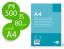 [PA08] PAPEL LIDERPAPEL A4 80G/M2 LISO MICROPERFORADO EN DOS PARTES IGUALES PAQUETE DE 500 HOJAS FSC