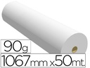 [1067X50 90] PAPEL REPROGRAFIA PARA PLOTTER 1067MMX50MT 90GR IMPRESION INK-JET