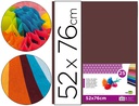 [SE16] PAPEL SEDA LIDERPAPEL MARRON 52X76 CM 18 GR PAQUETE DE 25 HOJAS