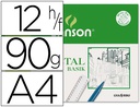 [C200407621] PAPEL VEGETAL GUARRO DIN A4 90-95 GR MINIPACK DE 12 HOJAS