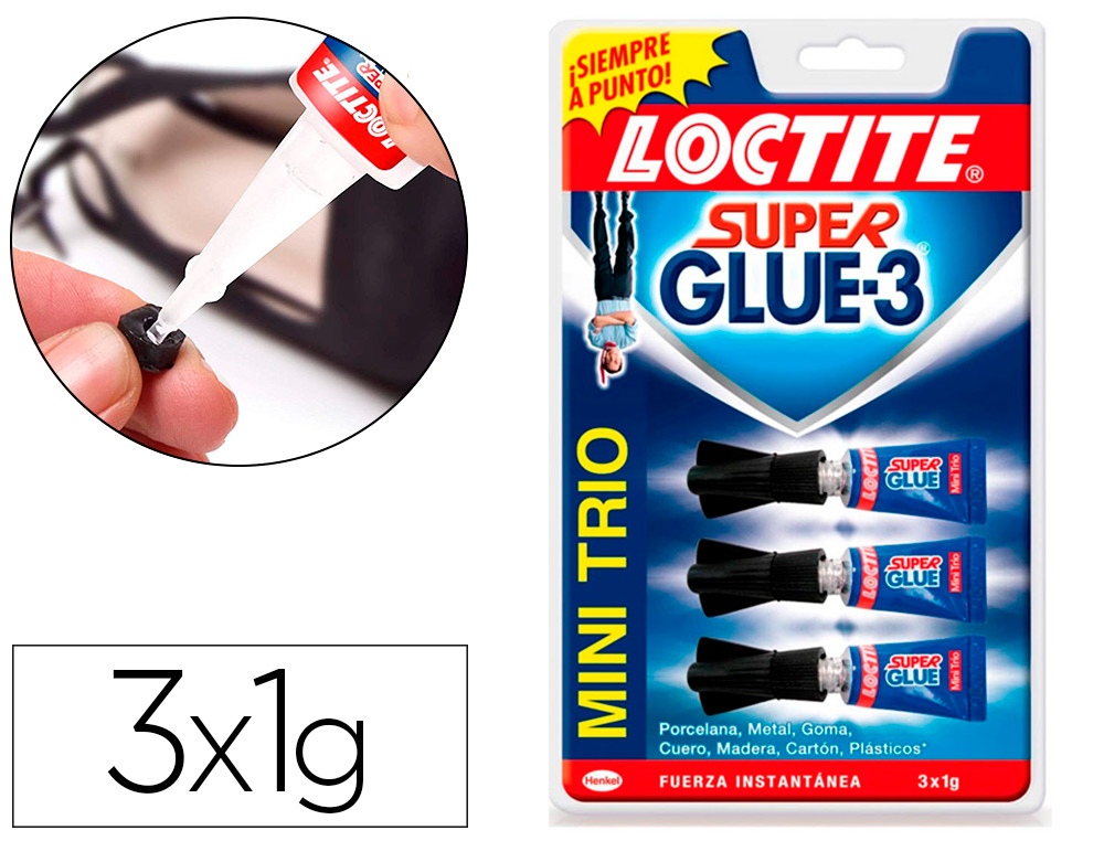 PEGAMENTO LOCTITE SUPER GLUE 3 1 GR BLISTER MONO DOSIS