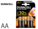 [940279] PILA DURACELL ALCALINA PLUS AA BLISTER CON 4 UNIDADES