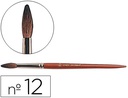 [PI12] PINCELES ACUARELA LIDERPAPEL Nº 12 VIROLA CROMADA PELO ENGOMADO