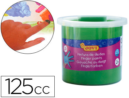 PINTURA A DEDOS JOVI 125 CC VERDE