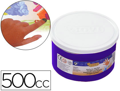PINTURA A DEDOS JOVI 500 CC VIOLETA