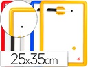 [327-M] PIZARRA BLANCA MAGNETICA 25X35 CM CON ROTULADOR Y BORRADOR