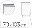 [KF37001] PIZARRA BLANCA Q-CONNECT CON TRIPODE 90X70X195CM Y BRAZOS EXTENSIBLES PARA CONFERENCIAS SUPERFICIE LAMINADA