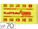 [70-02] PLASTILINA JOVI 70 AMARILLO CLARO UNIDAD TAMAÑO PEQUEÑO