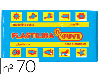 PLASTILINA JOVI 70 AZUL CLARO UNIDAD TAMAÑO PEQUEÑO