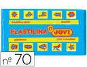 [70-12] PLASTILINA JOVI 70 AZUL CLARO UNIDAD TAMAÑO PEQUEÑO
