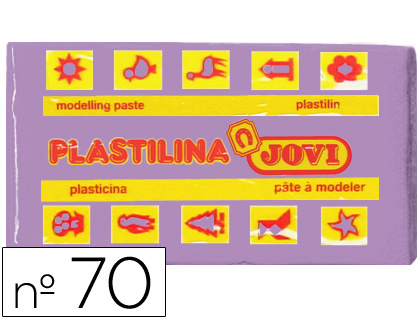 PLASTILINA JOVI 70 LILA UNIDAD TAMAÑO PEQUEÑO