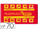 [70-05] PLASTILINA JOVI 70 ROJO UNIDAD TAMAÑO PEQUEÑO