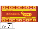 [71-09] PLASTILINA JOVI 71 MARRON UNIDAD TAMAÑO MEDIANO