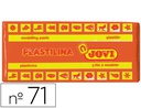 [71-04] PLASTILINA JOVI 71 NARANJA UNIDAD TAMAÑO MEDIANO
