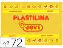 [72-03] PLASTILINA JOVI 72 AMARILLO OSCURO UNIDAD TAMAÑO GRANDE