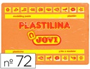 [72-04] PLASTILINA JOVI 72 NARANJA UNIDAD TAMAÑO GRANDE