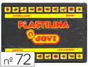 [72-15] PLASTILINA JOVI 72 NEGRO UNIDAD TAMAÑO GRANDE
