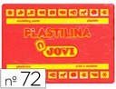 [72-05] PLASTILINA JOVI 72 ROJO UNIDAD TAMAÑO GRANDE