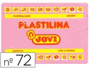 [72-07] PLASTILINA JOVI 72 ROSA UNIDAD TAMAÑO GRANDE