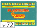 [72-11] PLASTILINA JOVI 72 VERDE OSCURO UNIDAD TAMAÑO GRANDE