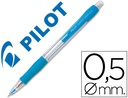 [N185AC] PORTAMINAS PILOT SUPER GRIP CELESTE 0,5 MM SUJECION DE CAUCHO