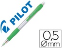 [N185VC] PORTAMINAS PILOT SUPER GRIP VERDE CLARO 0,5 MM SUJECION DE CAUCHO