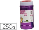 [PU15] PURPURINA LIDERPAPEL FANTASIA COLOR VIOLETA METALIZADO BOTE DE 250 GR
