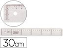[RG03] REGLA LIDERPAPEL PLASTICO CRISTAL 30 CM