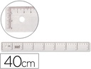 [RG05] REGLA LIDERPAPEL PLASTICO CRISTAL 40 CM