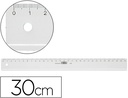 [11300000] REGLA M+R 30 CM PLASTICO TRANSPARENTE
