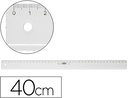 [11400000] REGLA M+R 40 CM PLASTICO TRANSPARENTE