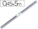 [RL04] ROLLO PLASTICO FORRALIBROS LIDERPAPEL 0,45X5 MT 70 MC