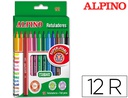 [AR001002N] ROTULADOR ALPINO STANDARD CAJA DE 12 UNIDADES COLORES SURTIDOS