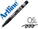 [EK-286 NE] ROTULADOR ARTLINE CALIBRADO MICROMETRICO NEGRO COMIC PEN EK-286 PUNTA POLIACETAL 0,6 MM RESISTENTE AL AGUA